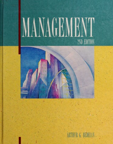 Book cover for Bedeian Management 2e