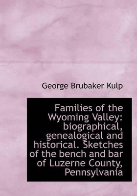 Book cover for Families of the Wyoming Valley