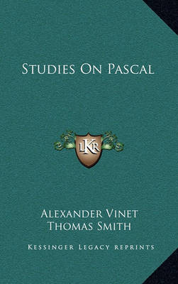 Book cover for Studies on Pascal