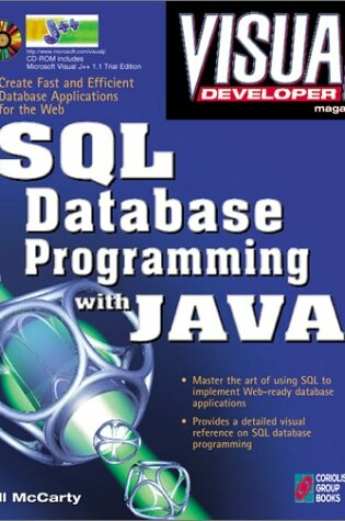 Cover of Visual Developer Sql and Java Database Programming