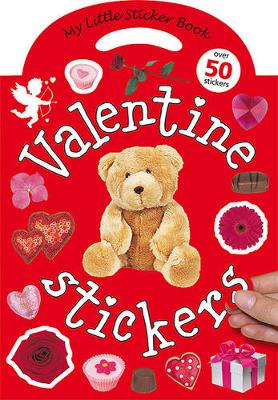 Book cover for My Little Sticker Book Valentine