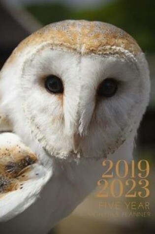 Cover of 2019-2023 Five Year Planner Nocturnal Owl Gratitude Monthly Schedule Organizer