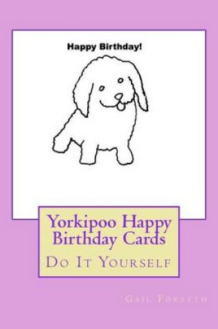 Cover of Yorkipoo Happy Birthday Cards