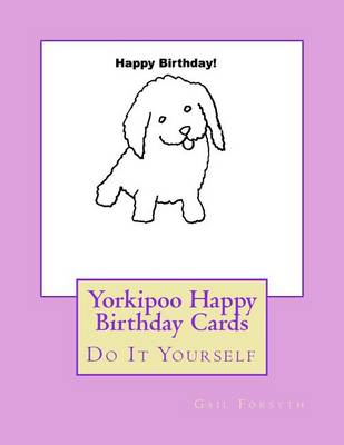 Book cover for Yorkipoo Happy Birthday Cards