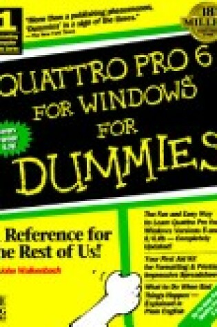 Cover of Quattro Pro 6 for Windows For Dummies