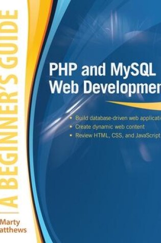 Cover of PHP and MySQL Web Development: A Beginner’s Guide