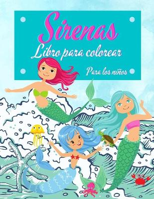 Book cover for Libro para colorear de sirenas para niños