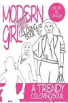 Book cover for Modern Girl Coloring Book Travel Size