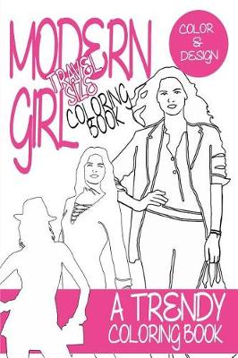 Cover of Modern Girl Coloring Book Travel Size