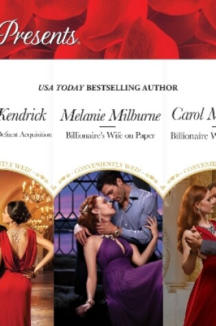 Cover of The Billionaire's Defiant Acquisition & Billionaire's Wife on Paper & Billionaire without a Past