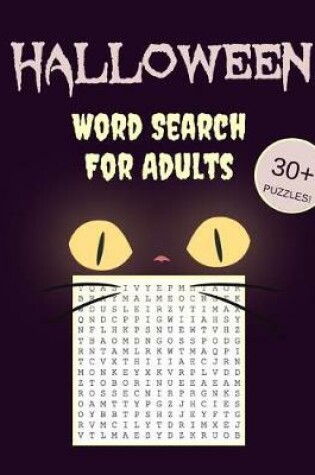 Cover of Halloween Word Search For Adults
