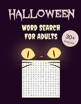 Cover of Halloween Word Search For Adults