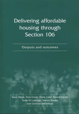 Book cover for Delivering Affordable Housing Through Section 106