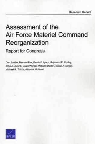 Cover of Assessment of the Air Force Material Command Reorganization