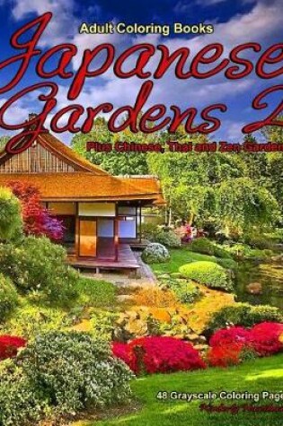 Cover of Adult Coloring Books Japanese Gardens 2