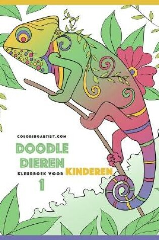 Cover of Doodle Dieren Kleurboek voor Kinderen 1