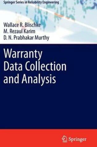 Cover of Warranty Data Collection and Analysis