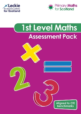 Book cover for Primary Maths for Scotland First Level Assessment Pack