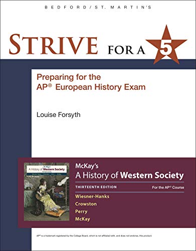 Book cover for Strive for a 5 for A History of Western Society Since 1300 for the AP® Course