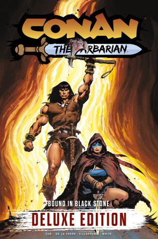 Cover of Conan the Barbarian: Bound In Black Stone Deluxe Edition