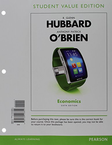 Book cover for Economics, Student Value Edition