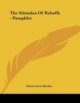 Book cover for The Stimulus of Rebuffs - Pamphlet