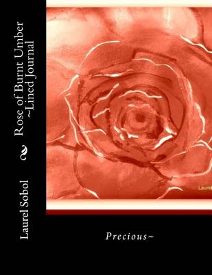 Book cover for Rose of Burnt Umber Lined Journal