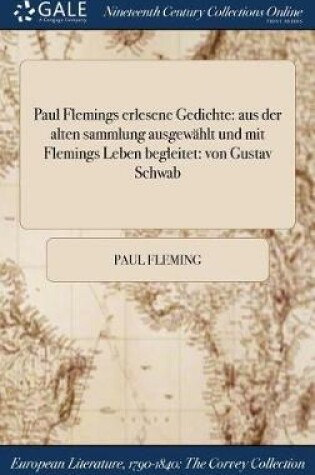 Cover of Paul Flemings Erlesene Gedichte