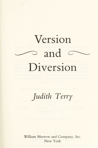 Cover of Version and Diversion