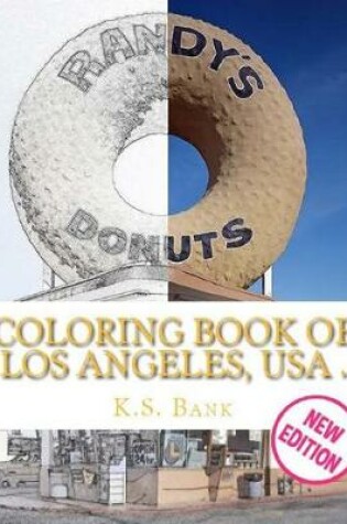Cover of Coloring Book of Los Angeles, USA New Edition.