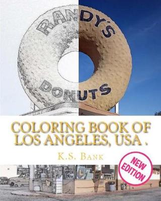 Book cover for Coloring Book of Los Angeles, USA New Edition.