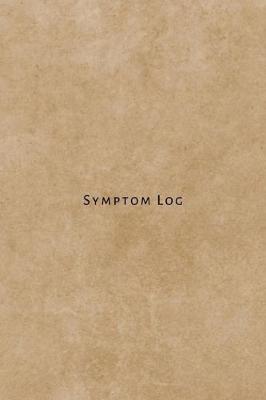 Book cover for Symptom Log