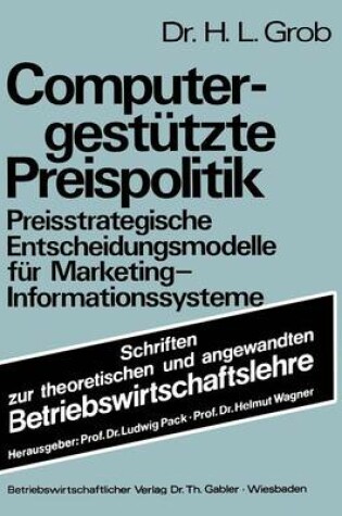 Cover of Computergestützte Preispolitik