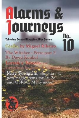 Book cover for Alarms & Journeys Games Magazine No. 10
