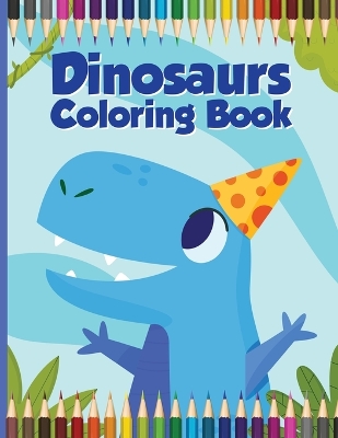 Book cover for Dinosaur Coloring Book