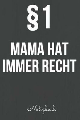 Cover of Mama hat immer Recht