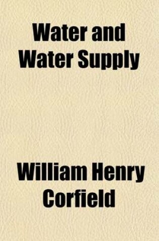 Cover of Water and Water Supply