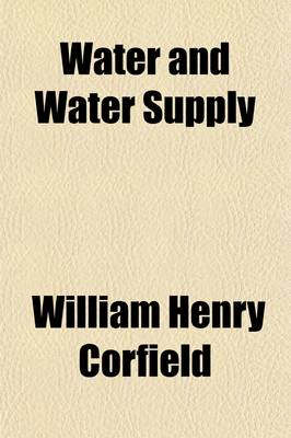 Book cover for Water and Water Supply