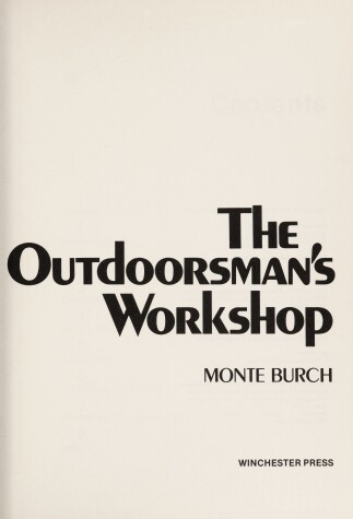 Book cover for Outdoorsman's Workshop