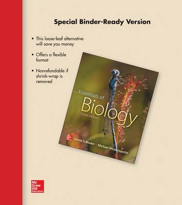 Book cover for Loose Leaf Version for Essentials of Biology with Connect Access Card