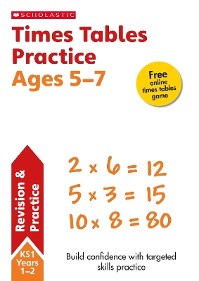 Cover of Times Tables Practice Ages 5-7