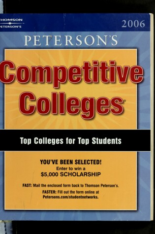 Cover of Competitive Colleges 2005-2006