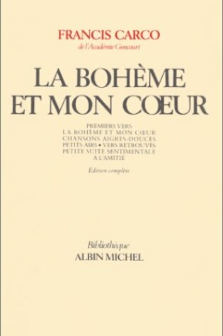 Cover of Boheme Et Mon Co Eur (La)