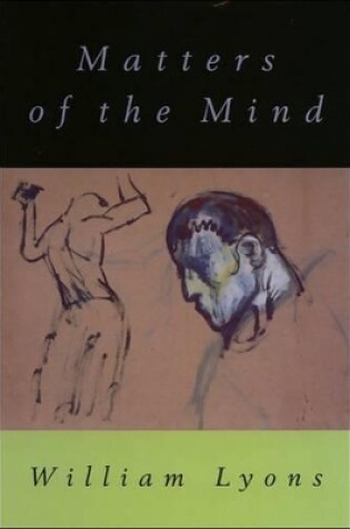 Cover of Matters of the Mind