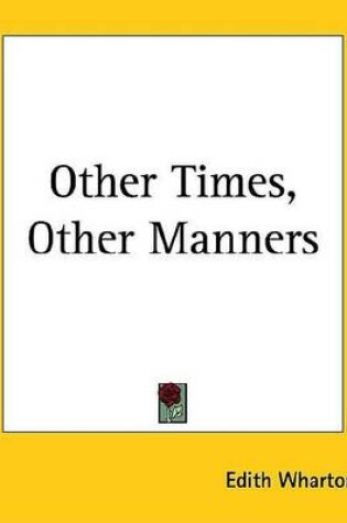 Cover of Other Times, Other Manners