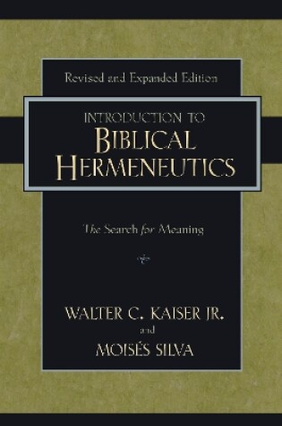 Cover of Introduction to Biblical Hermeneutics