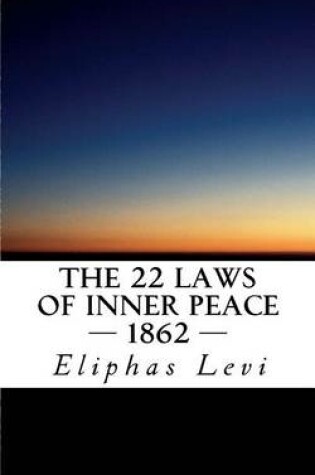 Cover of The 22 Laws of Inner Peace (1862)