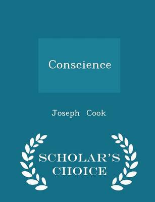 Book cover for Conscience - Scholar's Choice Edition