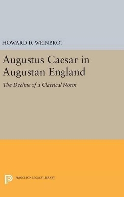 Book cover for Augustus Caesar in Augustan England