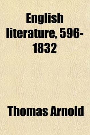 Cover of English Literature, 596-1832